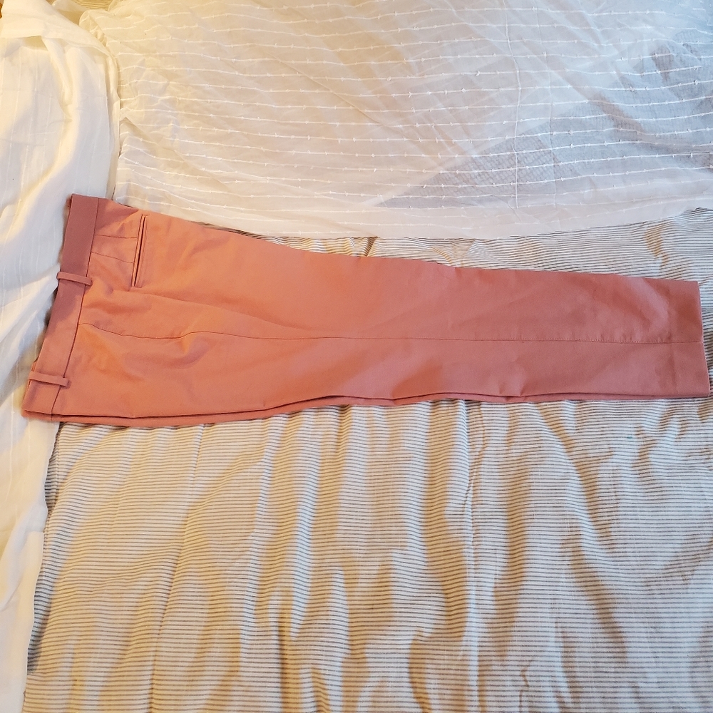 Pale pink White House Black Market Slim Ankle Pant